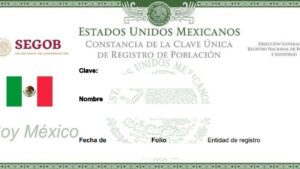 CURP actualizada y certificada Jalisco