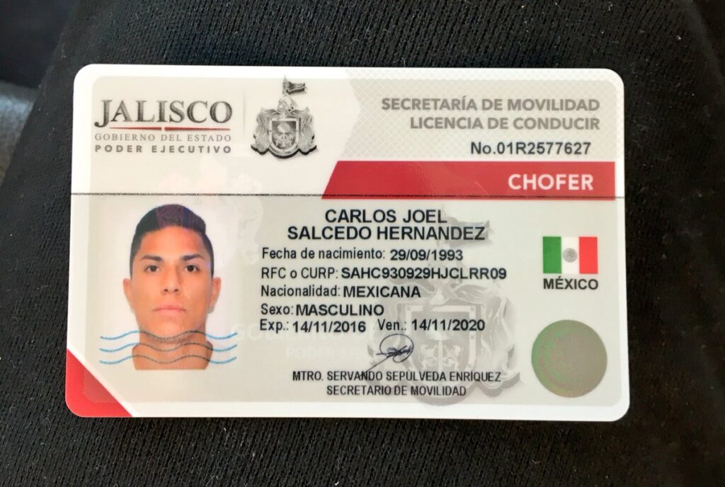 Licencia de conducir Jalisco 2023